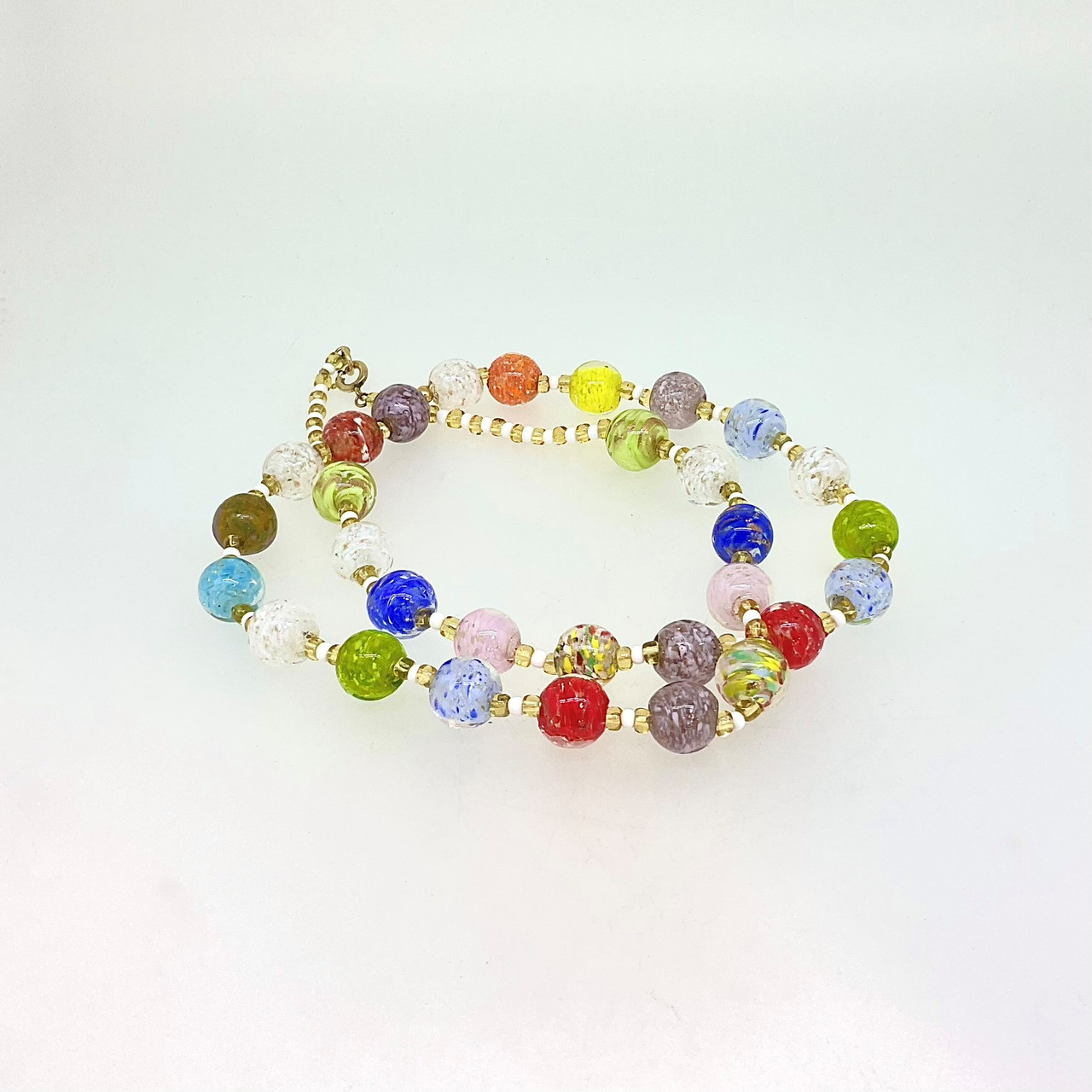 Murano Bracelets | Sommerso Murano Glass Bracelet - Multicolor Confetti