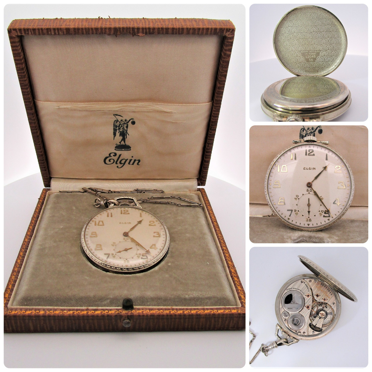 14k gold pocket watch clearance value