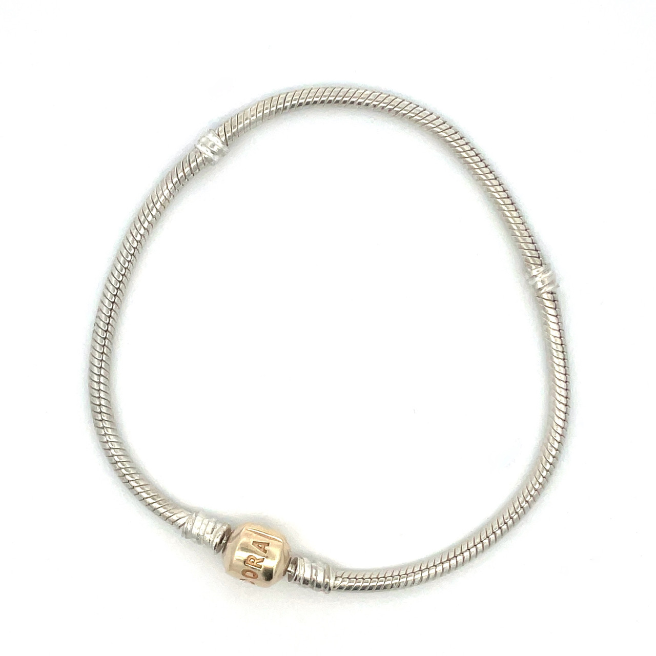 PANDORA Loving 14金ゴールド SILVA Pandora Sterling Silver