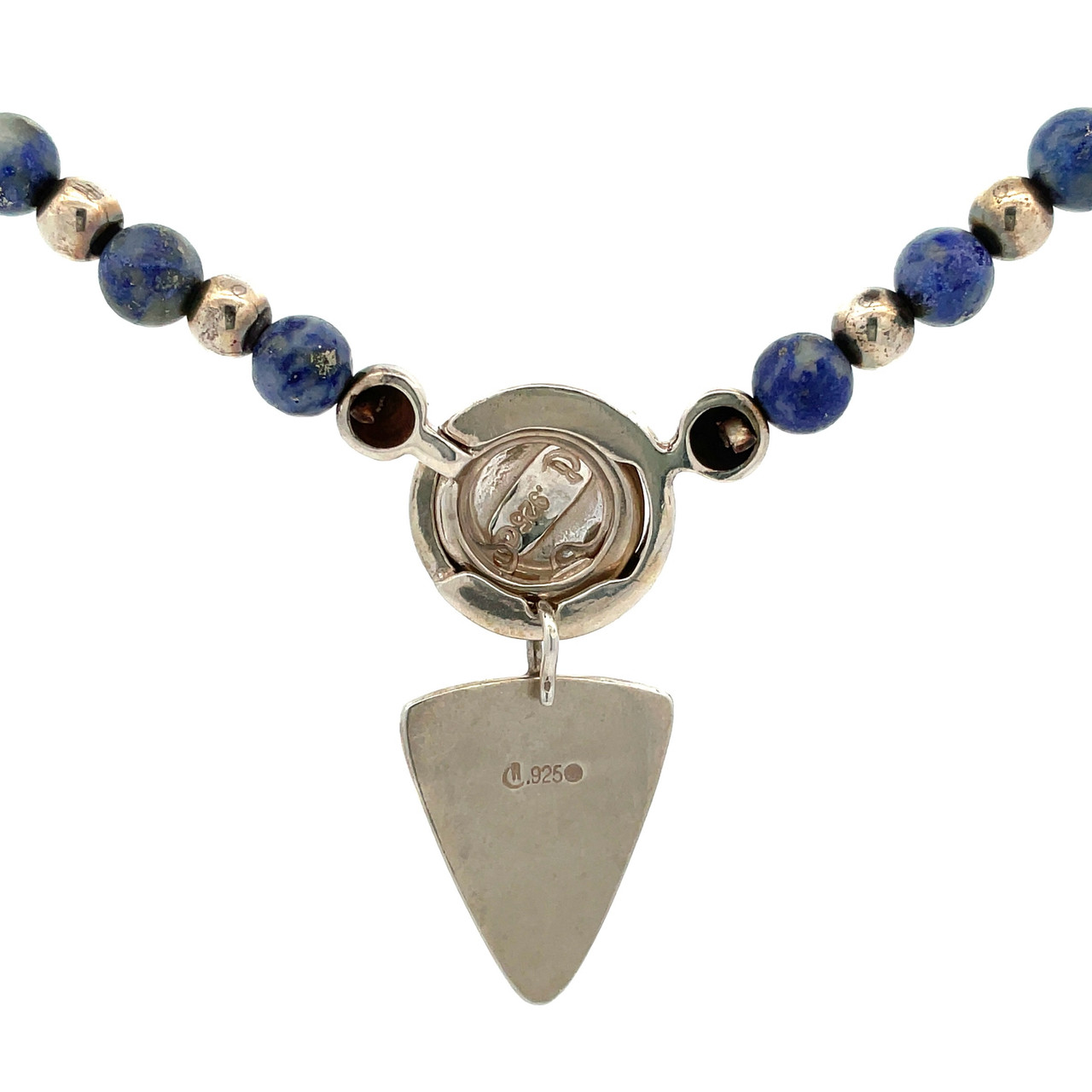 Sterling Silver Carolyn Pollack Relios Lapis Mother of Pearl