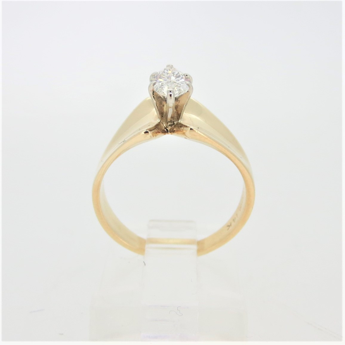 Resco Rings Resco 14K Y Gold GIA Cert .52ct Brilliant Cut Marquise Diamond ...