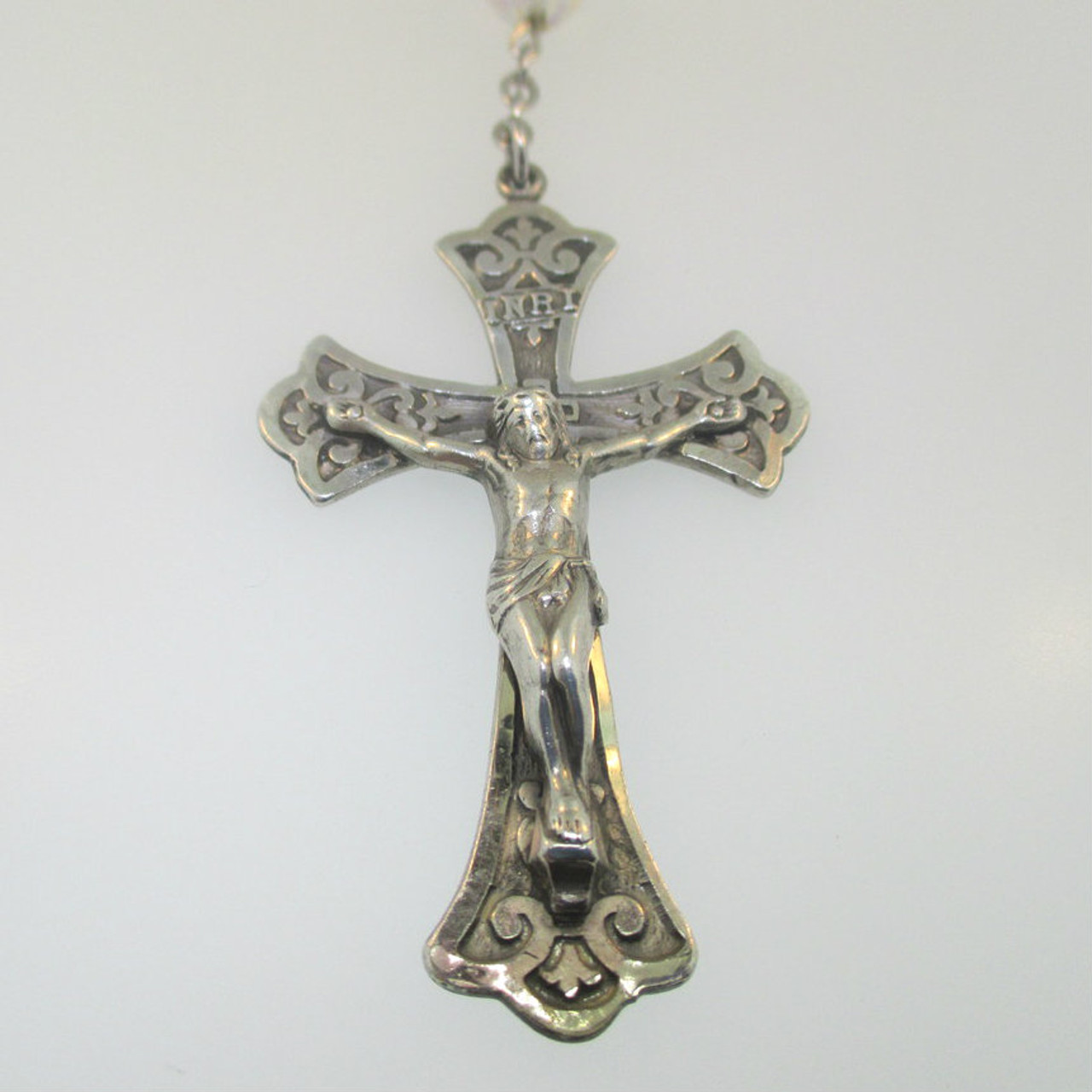 Vintage Antaya Sterling Silver Rosary And Crucifix – Hers and His