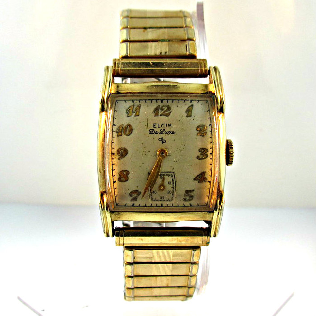 Vintage Elgin Deluxe 17 Jewels 10k Gold Filled Watch Parts Steampunk ...