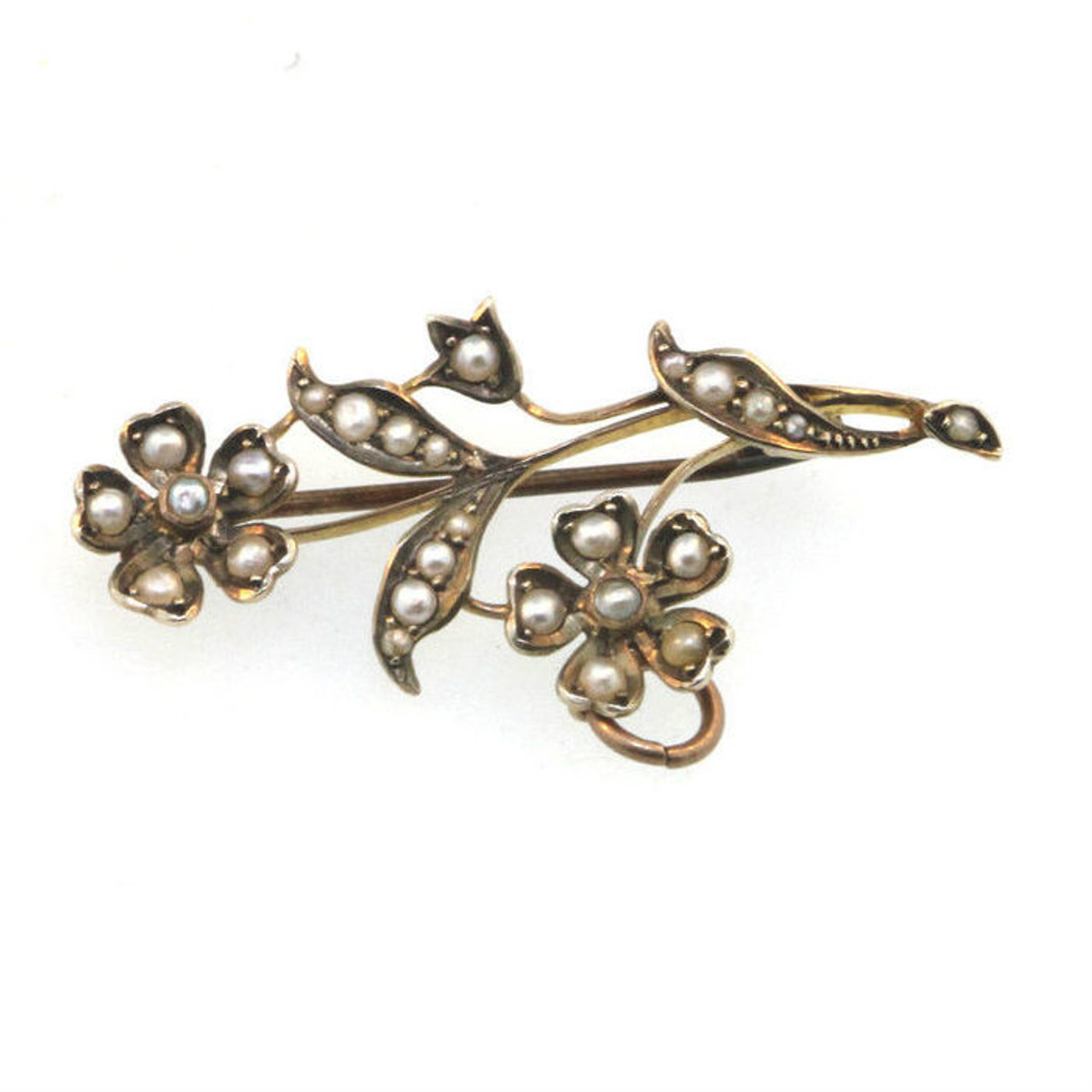 Seed Pearl Brooch