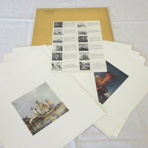 Set of 12 Full Color US Naval Institute Magazine 1952 Cover Art Pictures Prints