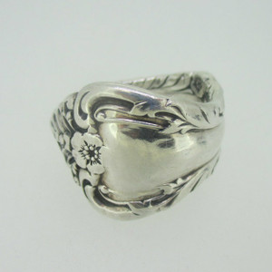 Sterling Silver Spoon Ring Melbourne Design Size 10