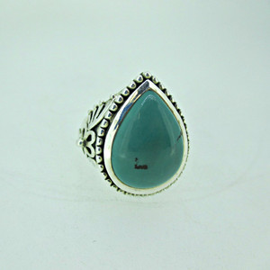 Sterling Silver Teardrop Ring Size 9