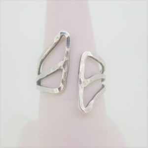 Sterling Silver Wrap/ Spoon Ring  Sz 7.5
