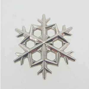 Sterling Vintage 1980 Gorham Sterling Sliver Snowflake Charm 
