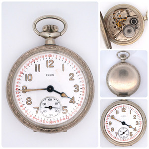 Vintage Elgin 17j 16s Gr. 387 WWII Ordnance Dept. 1944 Pocket Watch (B18416 EH) Vintage Elgin 17j 16s Gr. 387 WWII Ordnance Dept. 1944 Pocket Watch (B18416 EH)