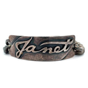 Sterling Silver "Janet" Chain Bracelet Sterling Silver "Janet" Chain Bracelet