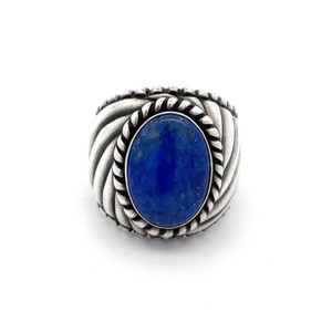 Carolyn Pollack Relios Sterling Silver Lapis Ring Size 5.5 Carolyn Pollack Relios Sterling Silver Lapis Ring Size 5.5