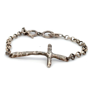 Silpada Sterling Silver Chain Style Cross Bracelet 8.5" Silpada Sterling Silver Chain Style Cross Bracelet 8.5"