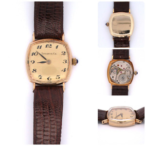 Vintage Tiffany & Co. Ladies 14k Gold Watch 1-42 Universal Geneve 22mm 17j (B19483 EH) Vintage Tiffany & Co. Ladies 14k Gold Watch 1-42 Universal Geneve 22mm 17j (B19483 EH)