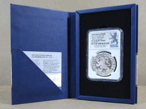 NGC 2017 Lion Dollar .9999 1oz Royal Dutch Mint PF70 Ultra Cameo (5004172 EH)