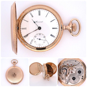Vintage 1905 E. Howard Series 3 17j 16s GF Pocket Watch (B18458 EH) Vintage 1905 E. Howard Series 3 17j 16s GF Pocket Watch (B18458 EH)