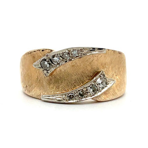 14K Y Gold Diamond APP 1/10 Cttw Band Ring Size 6.25 14K Y Gold Diamond APP 1/10 Cttw Band Ring Size 6.25