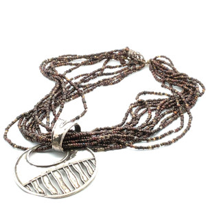 Sterling Silver Silpada Multi-Strand Beaded Pendent Necklace Sterling Silver Silpada Multi-Strand Beaded Pendent Necklace