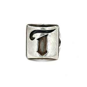Sterling Silver Monogram "T" Ring Size 8 Sterling Silver Monogram "T" Ring Size 8