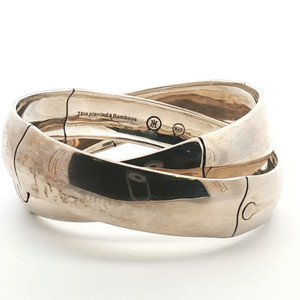 Sterling Silver John Hardy Interlocking Bangle Bracelet