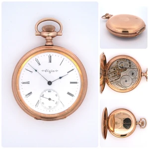 Vintage 1900 Elgin 248 16s 15j GF Pocket Watch (B24301 EH)