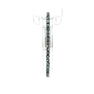 Sterling Silver Round Cut Blue Topaz Tennis Bracelet