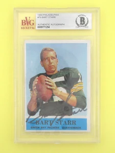 1964 Philadelphia #79 Bart Starr Signed BVG Authentic (5004671 EH)