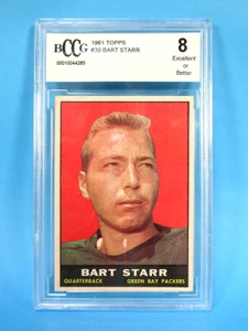 1961 Topps #39 Bart Starr BCCG 8 (5004673 EH)