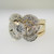 14k Yellow Gold Approx .68ct Round Brilliant Cut Diamond Ring Size 6 