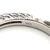 18k White Gold .72ct Princess Cut Diamond Ring with Filigree Detailing and Diamond Accents  2 Matching Wedding Bands Size 6 1/2