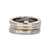 18k White Gold .72ct Princess Cut Diamond Ring with Filigree Detailing and Diamond Accents  2 Matching Wedding Bands Size 6 1/2