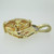 14k Yellow Gold Citrine Pendant with Diamond Accents