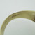 14k Yellow Gold Approx 1/3ct Round Brilliant Cut Diamond Men's Band Ring Size 10
