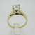 14k Yellow Gold I.G.I. Certified 1.51ct Rectangular Cut Solitaire Diamond Ring Size 7 1/2