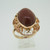 10k Yellow Gold Goldstone Ring Size 10 1/4