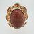 10k Yellow Gold Goldstone Ring Size 10 1/4