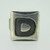Sterling Silver Signet Initial Monogram D Ring Size 9.5