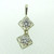 Vintage 14k White Gold Approx .50ct TW Round Brilliant Cut Diamond Pendant