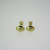 14k Yellow Gold Approx .30ct TW Round Brilliant Cut Diamond Screw Back Stud Earrings 