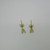 14k Yellow Gold Approx .33ct TW Round Brilliant Cut Diamond Earrings