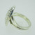 Sterling Silver Wave Design Oval Ring Size 10