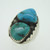 Sterling Silver Blue Green Turquoise Ring Size 11.5