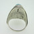 Sterling Silver Blue Green Turquoise Ring Size 11.5