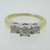 14k Yellow Gold Approx .75ct TW Round Brilliant Cut Diamond Ring Size 7 1/4 
