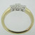 14k Yellow Gold Approx .75ct TW Round Brilliant Cut Diamond Ring Size 7 1/4 