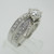 18k White Gold Approx 1.0ct Round Brilliant Cut Diamond Ring with Wedding Band Size 6 3/4