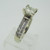 14k White Gold EGL Certified 1.21ct Princess Cut Diamond Ring Size 6 1/4 