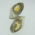 Sterling Silver Citrine Expandable Ring 