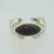 Sterling Silver Purple Goldstone Ring Size 10 3/4