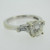 14k White Gold Approx .90ct European Cut Diamond Ring Size 6 1/2